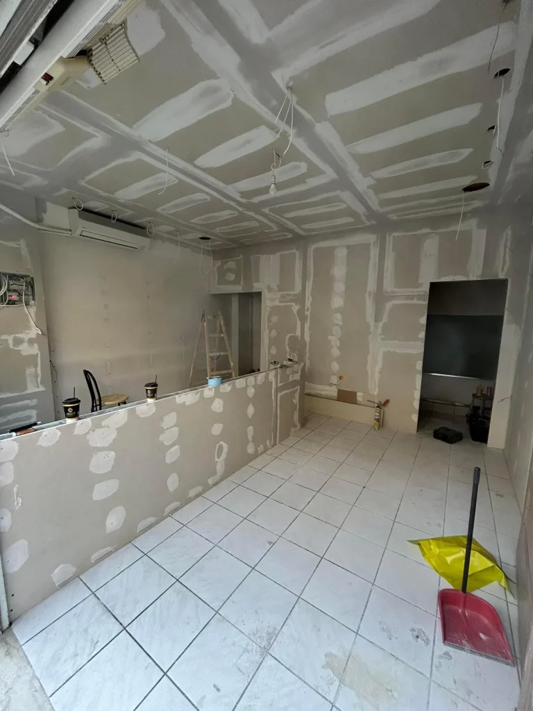 Γυψοσανίδες σε επαγγελματικούς χώρους / Commercial drywall works